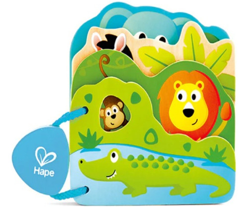 Libro Didáctico Para Bebés De Animales Salvajes Hape E0047