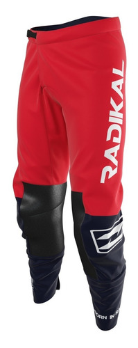 Pantalon Motocross Radikal Flux Rojo/azul