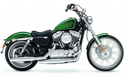 Moto De Colección Harley Davidson Seventy Two Xl Escala 1:12