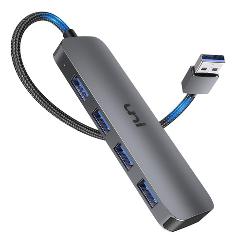 Uni Hub Usb 3.0, Divisor Usb Uni De 4 Puertos Para Laptop