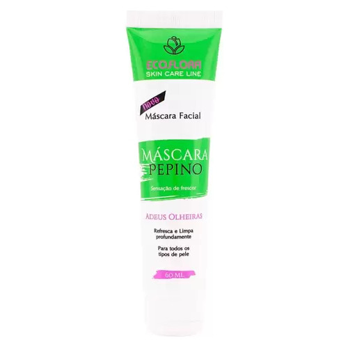 Mascara De Limpeza Facial Pepino Bisnaga 60ml Eco Flora 