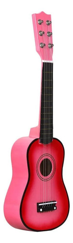 Guitarra De 23 Pulgadas, Juguete Infantil, Guitarra Rosa, 55