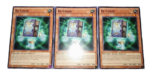 Yu-gi-oh! 3x Re-cover Sdmp-en024