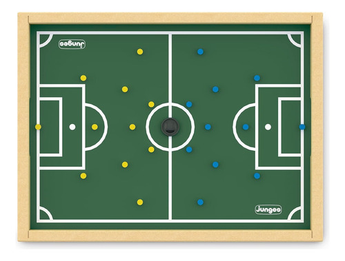 Jogo De Dedobol Peteleco Futebol De Prego Junges - Ref. 610 Palha/verde