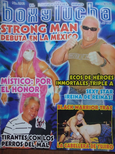 Mistico En Revista Box Y Lucha El Tirantes, Strong Man 