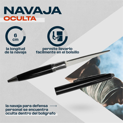 Discreta Pluma Navaja Oculta Defensa Personal Tactica Outdoo