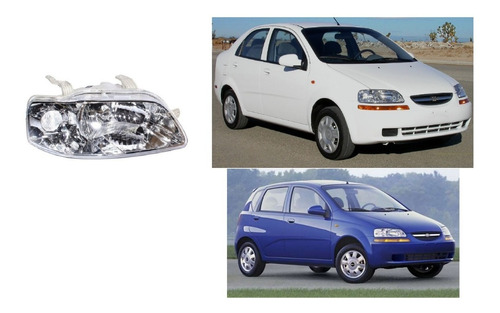 Optico Chevrolet Aveo   2004 Al 2005