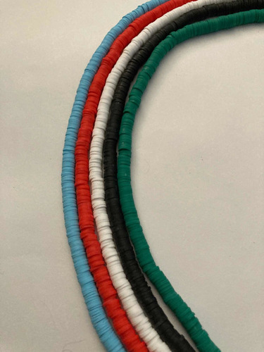 Fimo Puca Beads 5 Tiras De 40 Cm Colores Neutros