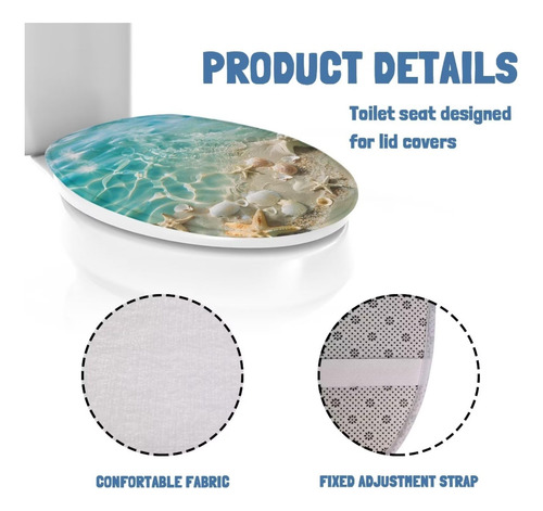 Funda De Asiento Flashideas Para Tapa De Inodoro Felpa Suave Color