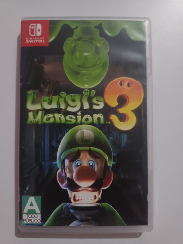 Caja Sola Sin Juego De Luigi's Mansión 3 Nintendo Switch 