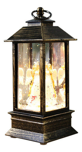 Christmas Time Farol Navideño Con Forma De Candelabro,