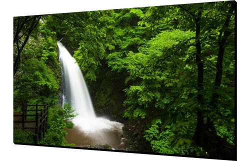 Cuadros Decorativos Paisaje Cascada De 140x80cm Envío Gratis