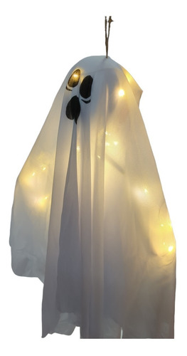 Imagen 3 de 5 de Colgante Fantasma 20 Luces Decoracion Halloween Cotillon