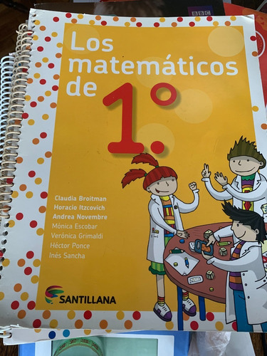 Los Matematicos De Primero 1 Libro Escolar Matematicas