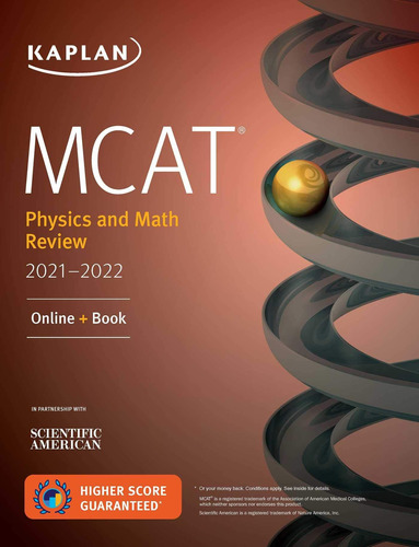 Libro: Mcat Physics And Math Review 2021-2022: Online + Book