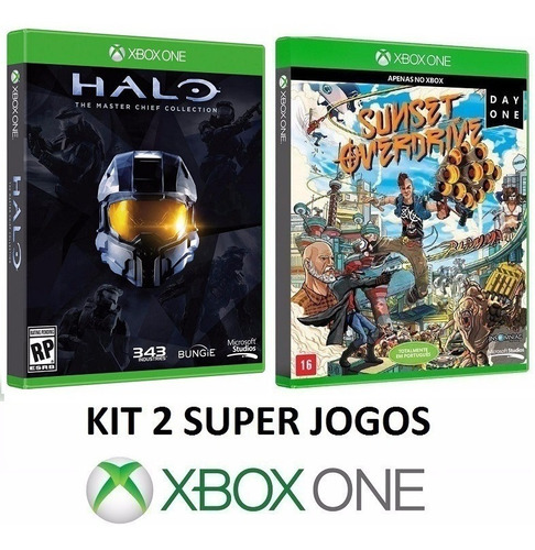 Halo Masterchief + Sunset Overdrive - Midia Fisica Xbox One