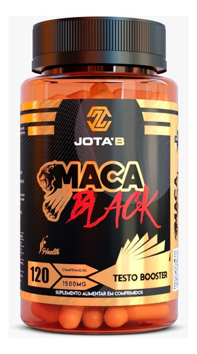 Black Maca Peruana Preta 120 Comprimidos - Jota B Sabor Maca Black