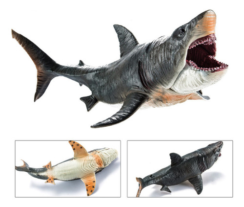 Juguete De Megalodón Oceánico Realista De Figure Scientific