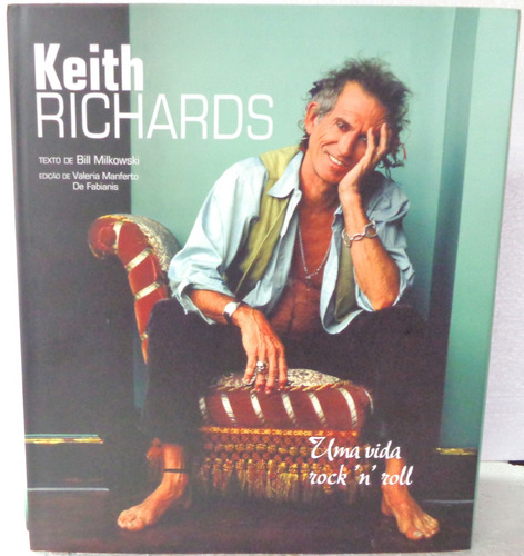 Keith Richards Uma Vida Rock'n'roll Livro Usado  