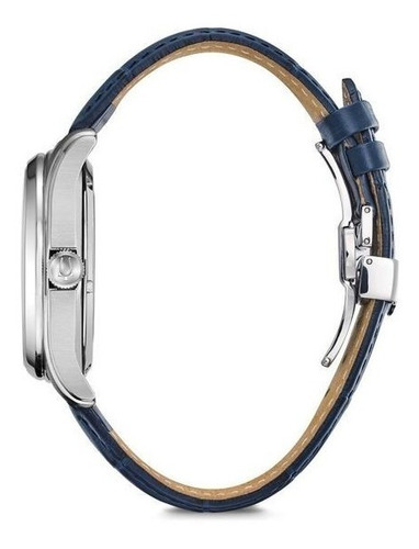 Relógio Bulova Masculino Automático 96a206 Esqueleto Azul