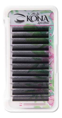 Blister Pestañas Kona Lashes W 4d Para Aplicación Volumen 