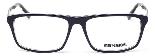 Lentes De Vista Transparente Harley Davidson Hd0994092 Color Azul Talla M