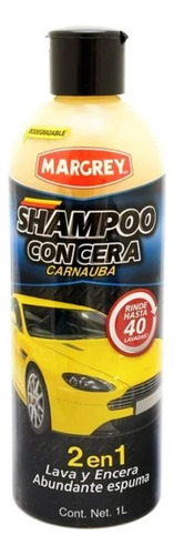 Margrey Shampoo Con Cera 2 En 1 Carnuba De 1 L