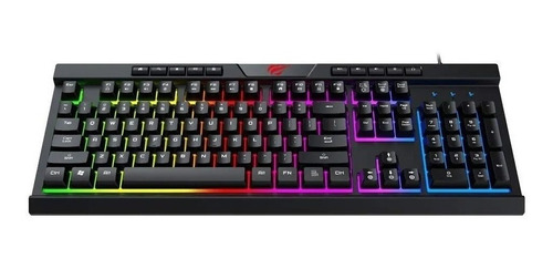 Imagen 5 de 7 de Teclado Gamer Retroiluminado Usb Havit Kb500l