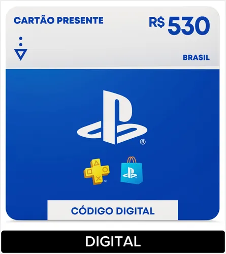 Sony PlayStation Store Gift Card R$ 530 (Digital)
