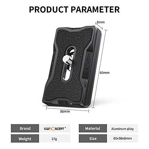 Trípode De Cámara K&f Concept K-28, Placa De Montaje De Libe