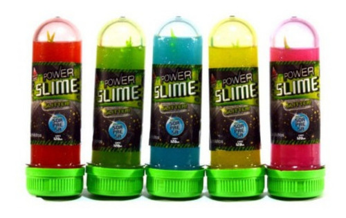 Slime En Tubo X1 Incluye Sorpresa Y Glitter 120 Gr Surtido