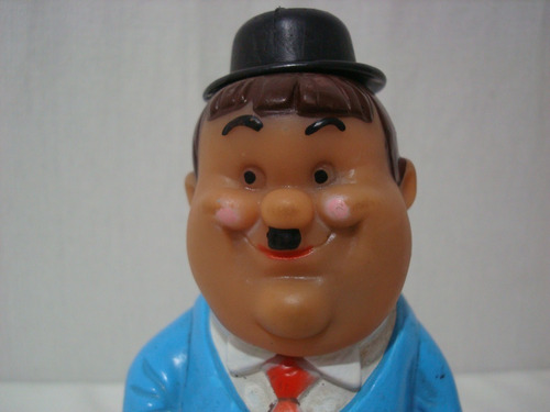 Bonecos De Borracha Antigos Do Gordo E O Magro Larry Harman (Usado)