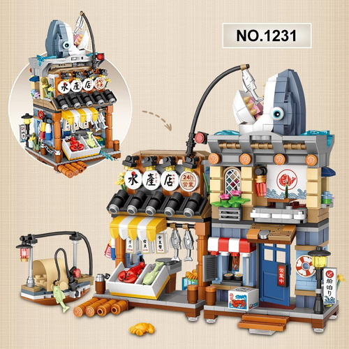 Loz Mini Bloques Cuatro En Uno Japoneses Street View Bloques