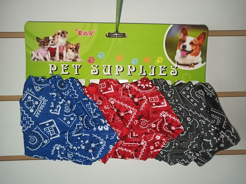 Collar Pañuelo Diseños Colores Chico - Para Perros