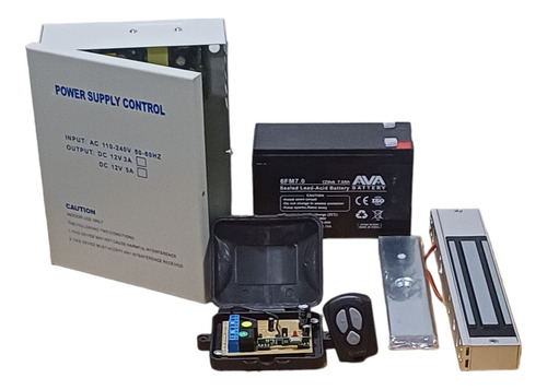 Kit De Cerradura Magnética 600 Libras Para 125 Controles