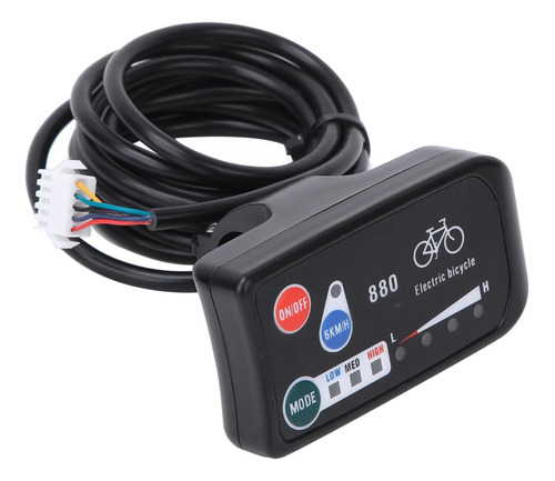 Pantalla 24v 36v 48v Bicicleta Eléctrica Kt 880 Conector Sm