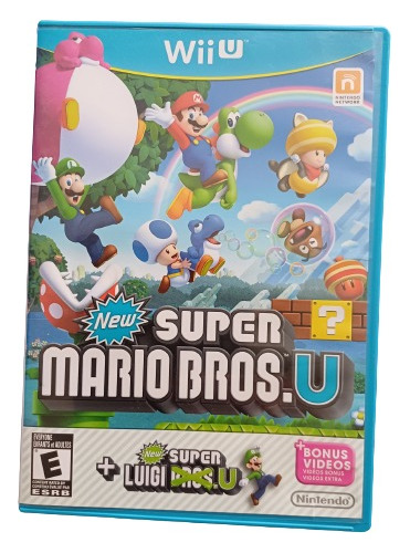 Juego Super Mario Bros U+ Luigi U Nintendo Wii U Envio Incl.