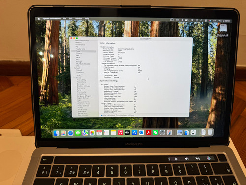 Apple Macbook Pro A2289 (2020) I5 1.4ghz - 8 Gb Ram - 256ssd Gris (Usado)