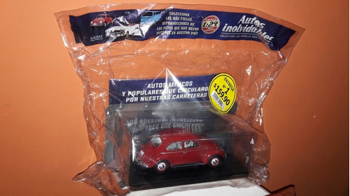 Volkswagen Sedán 1968. Juguete Salvat. 1/24. De Colección.  