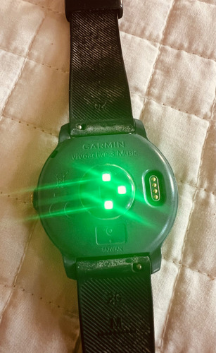 Reloj Garmin Vivo Active 3 Casi Nuevo Gris Oscuro Plastico Negro (Usado)