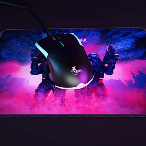 Kit Gamer 3 En 1 Xtech Hasha Teclado Mouse Mouse Pad Español