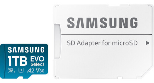 Memoria Micro Sd 1tb U3 4k Evo Clase 10 Samsung 160 Mb/s