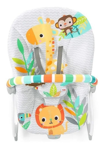 Imagen 2 de 3 de Silla Vibradora Bebe Safari Bright Starts