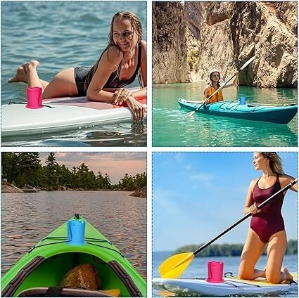 2 Portavasos For Tabla De Paddle, Anti Vuelco Portavasos
