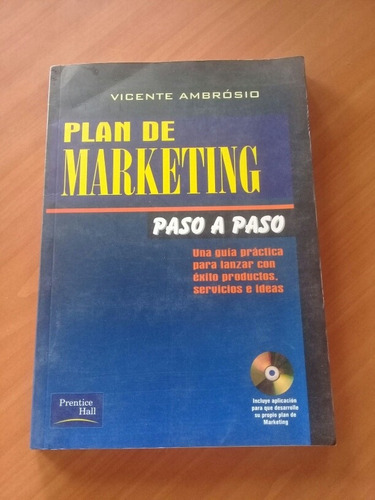 Libro Fisico Plan De Marketing Paso A Paso. Vicente Ambrósio