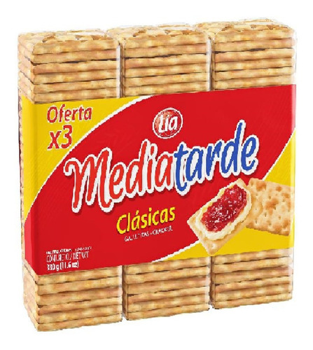 Galletitas Mediatarde En Caja De 14 Paquetes X 330grs 