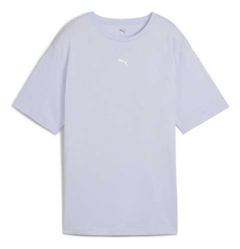 Polera Puma Ess Relaxed Tee Gris Mujer