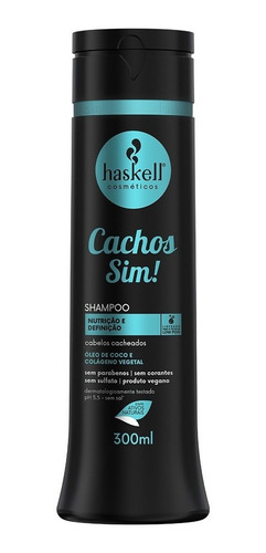 Shampoo Cachos Sim 300ml Liberado Low E No Poo Haskell