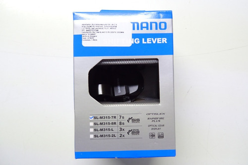Palanca Mando Shifter Derecho Shimano Altus 7 Pasos M315-7r