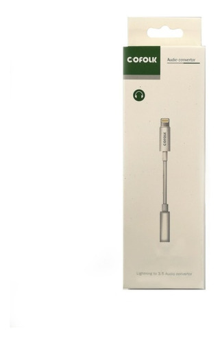 Adaptador Audifonos Lightning A Auxiliar 3.5mm Para iPhone